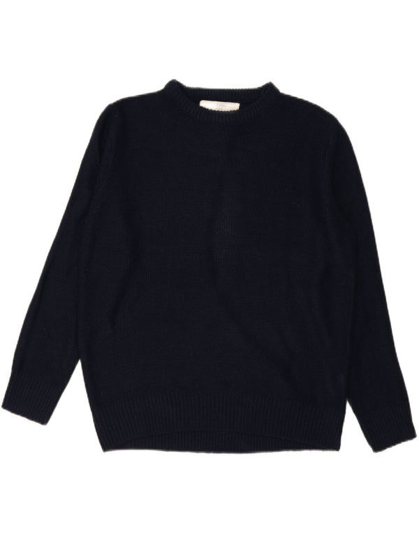 Pulover supradimensionat pentru femei Zara, cu gât de barcă, UK 14 Medium Bleumarin