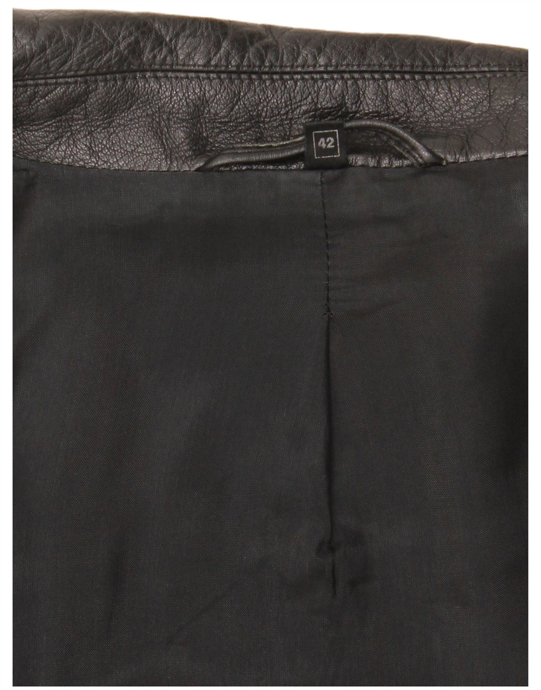 Jachetă de piele vintage pentru femei EU 42 mare neagră