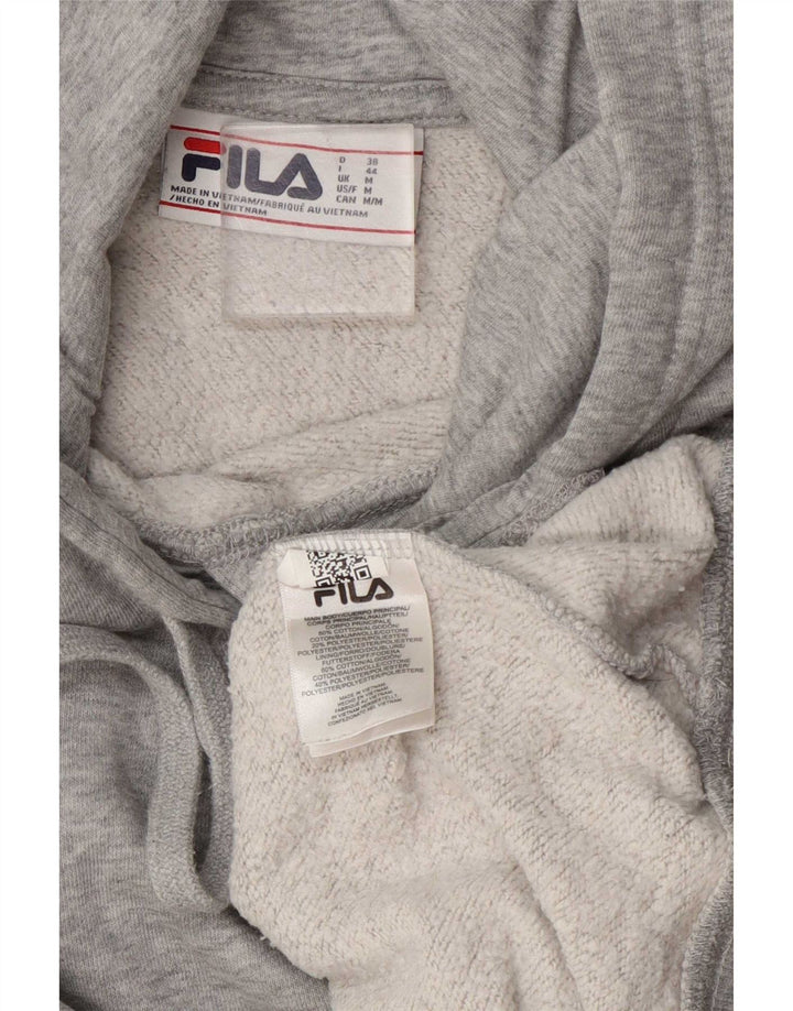 Pulover Fila pentru damă, UK 14, bumbac, gri mediu