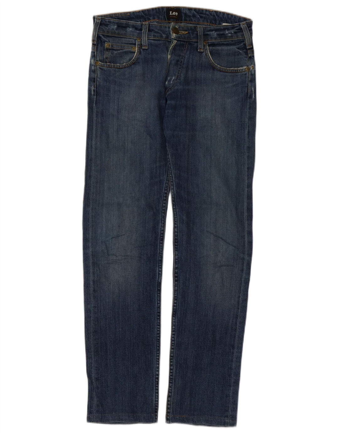Blugi Lee Powell Slim pentru bărbați W29 L30, bumbac albastru