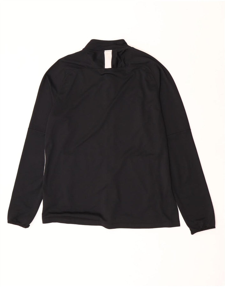 Jachetă de top pentru trening Nike Dri Fit pentru bărbați XL, poliester color bloc negru