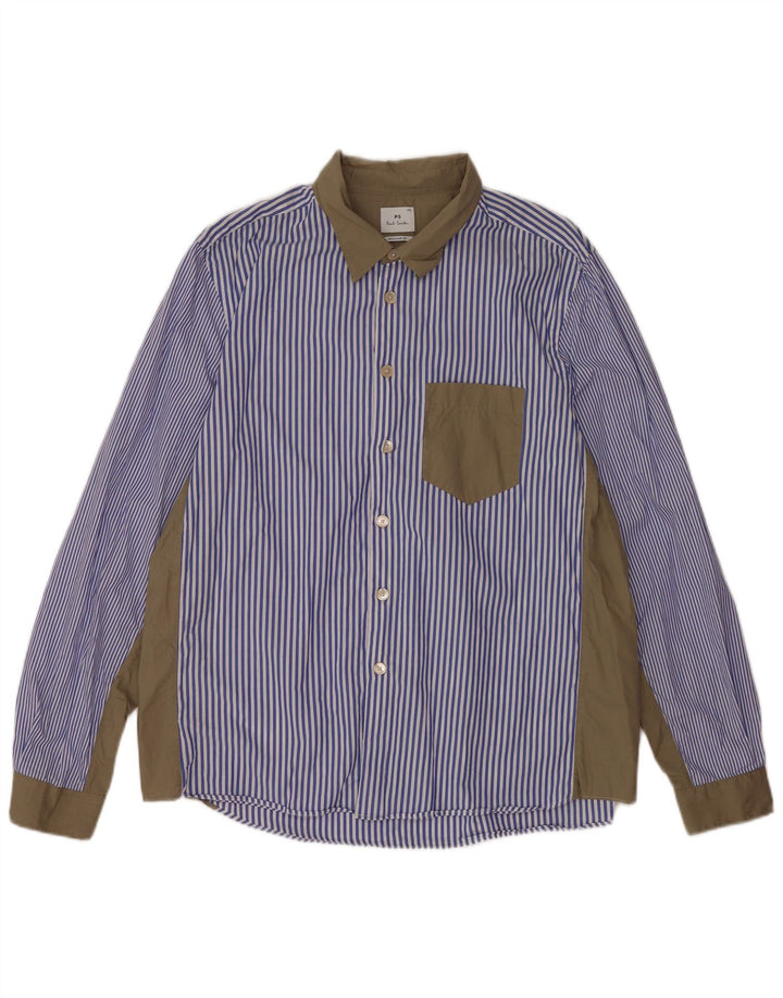 Cămașă pentru bărbați Paul Smith, cu formă regulată, 2XL, albastru, bumbac color bloc