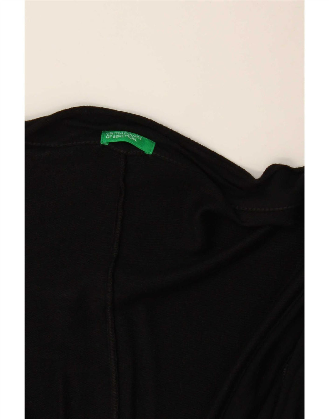 Pulover cardigan asimetric pentru femei Benetton UK 12 Medium Negru