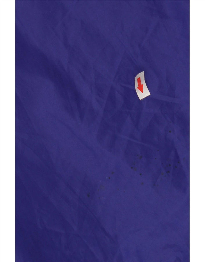 Jachetă de ploaie vintage cu glugă pentru bărbați UK 40 Poliester violet mare