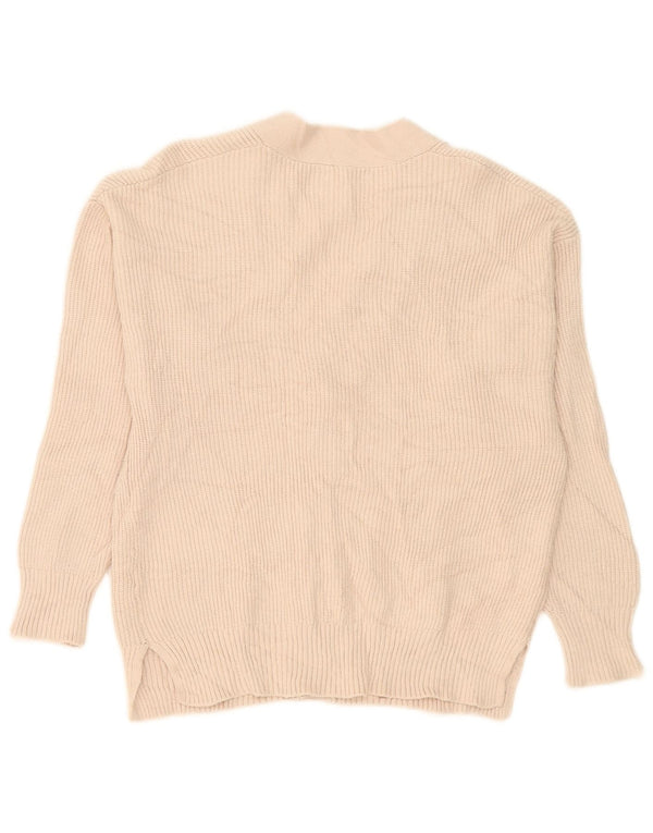 Pulover Cardigan Fete Zara 13-14 Ani Bej Viscoza