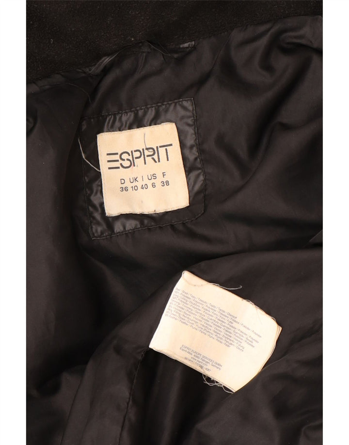 Gilet căptușit cu glugă pentru femei Esprit UK 10 Poliester negru mic