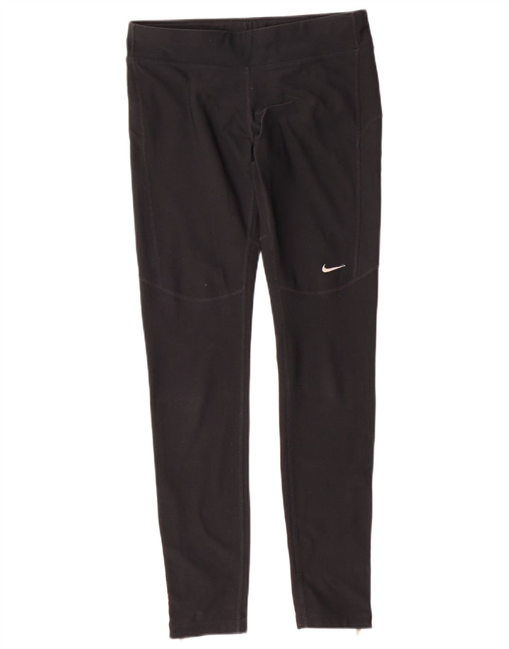 Leggings pentru femei NIKE UK 10, poliester negru mic
