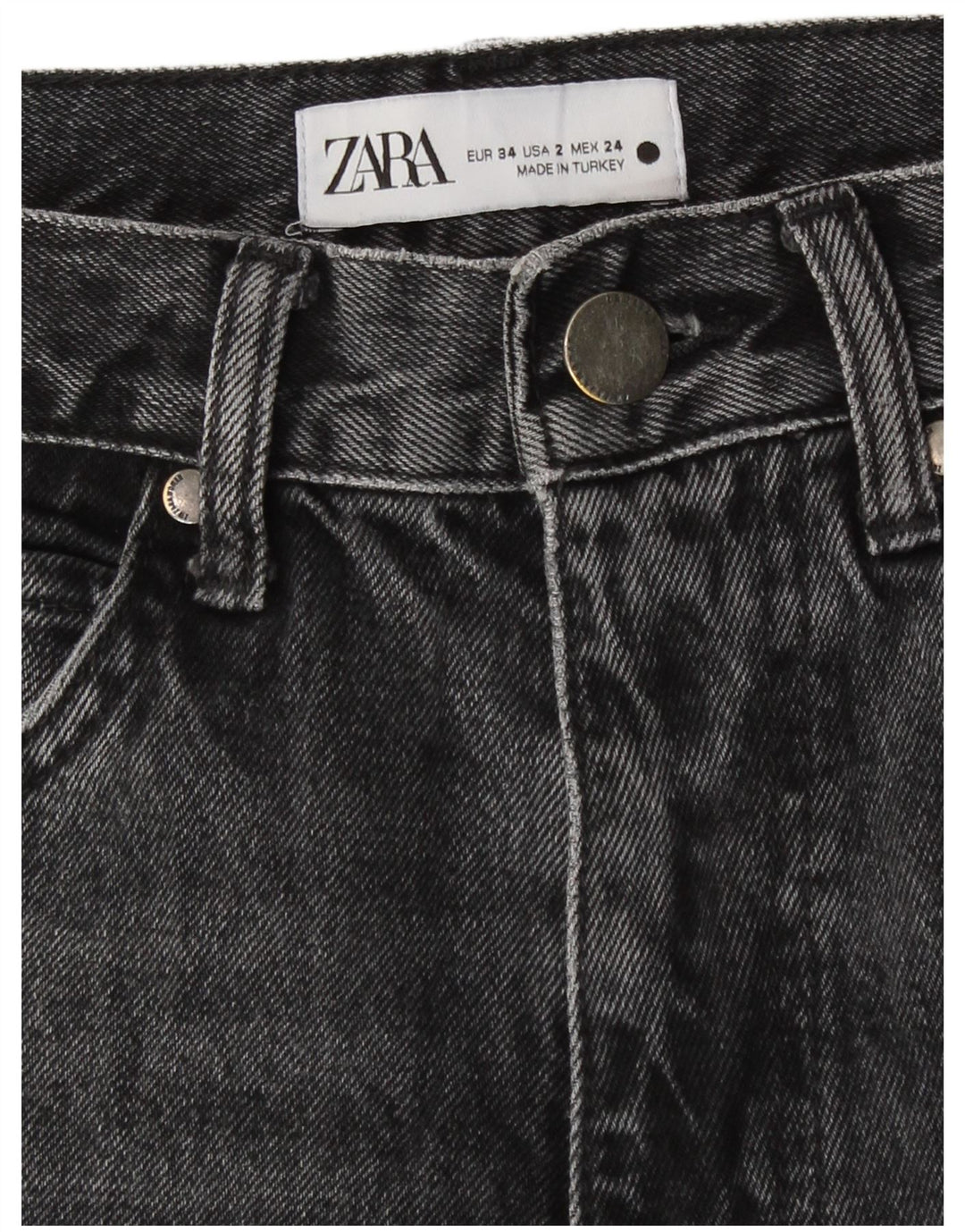 Blugi pentru femei Bootcut Zara EU 34 2XS W24 L30 gri