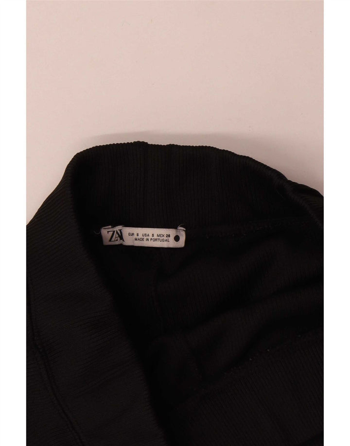 Pantaloni scurti sport Zara pentru femei UK 8 Small Black