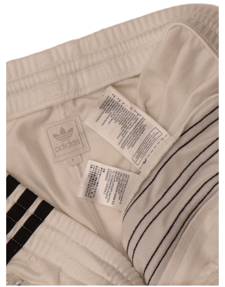 Pantaloni de trening ADIDAS pentru bărbați, poliester alb mic