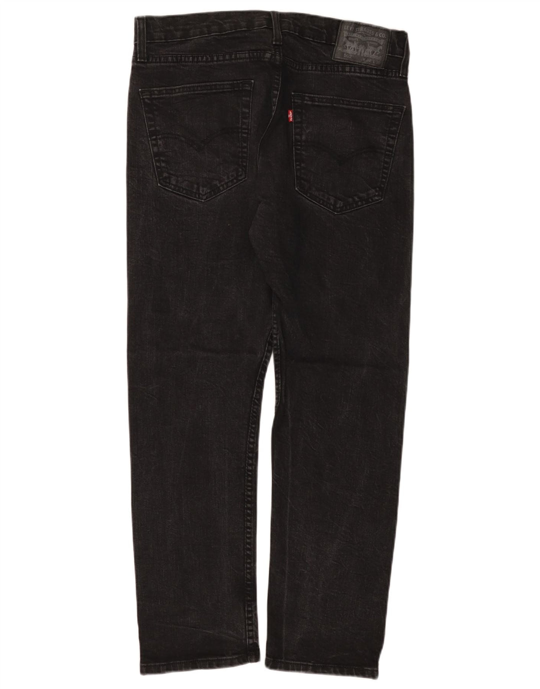 Blugi conici pentru bărbați LEVI'S 502 W32 L30 bumbac negru