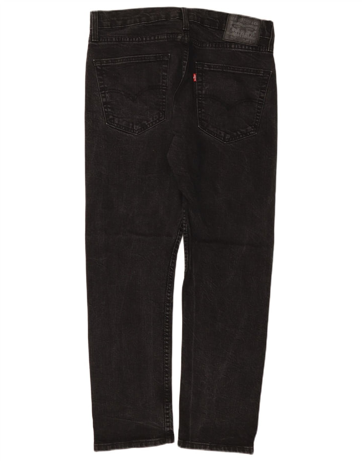 Blugi conici pentru bărbați LEVI'S 502 W32 L30 bumbac negru