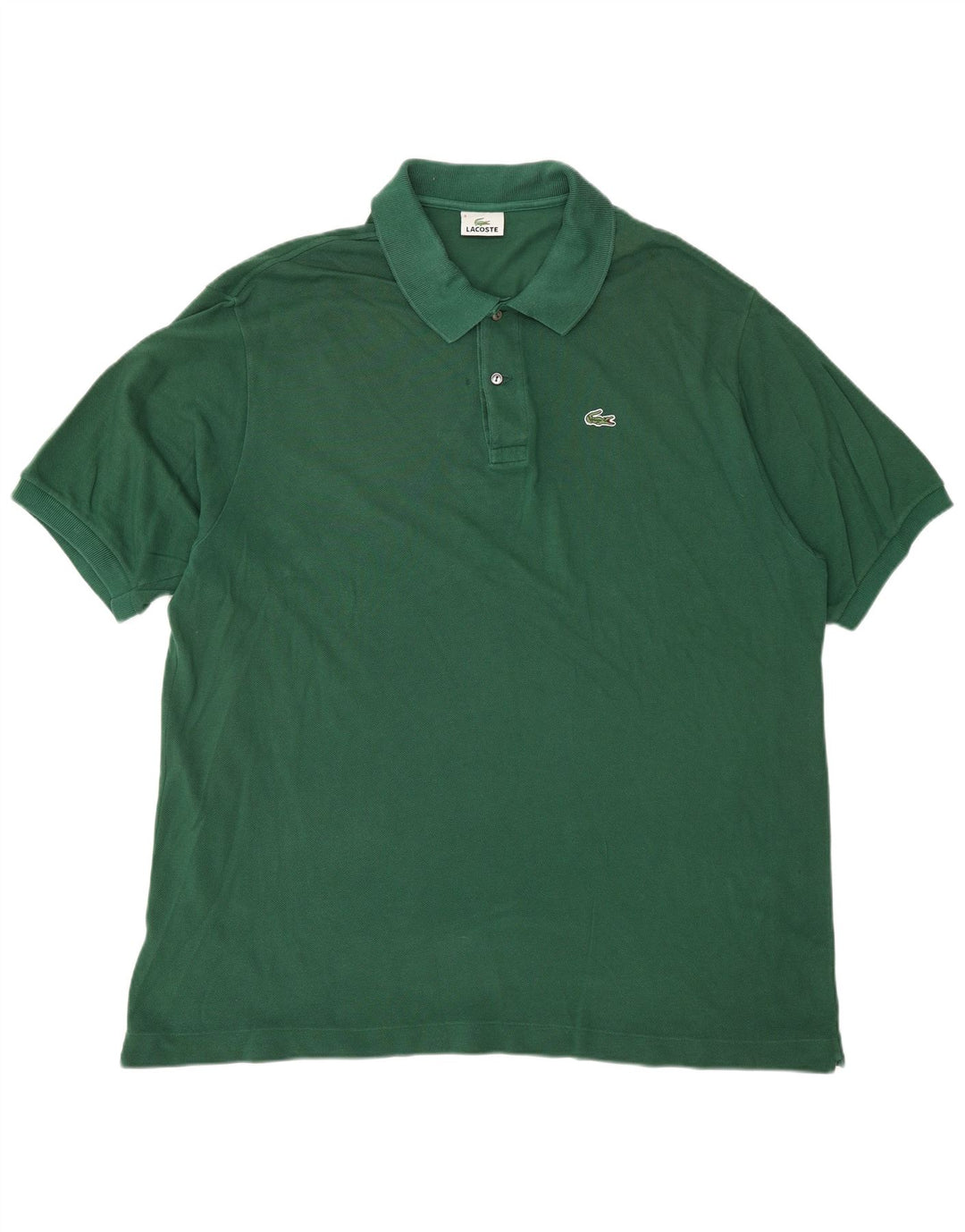 Tricou polo pentru bărbați LACOSTE Mărimea 8 3XL Bumbac verde