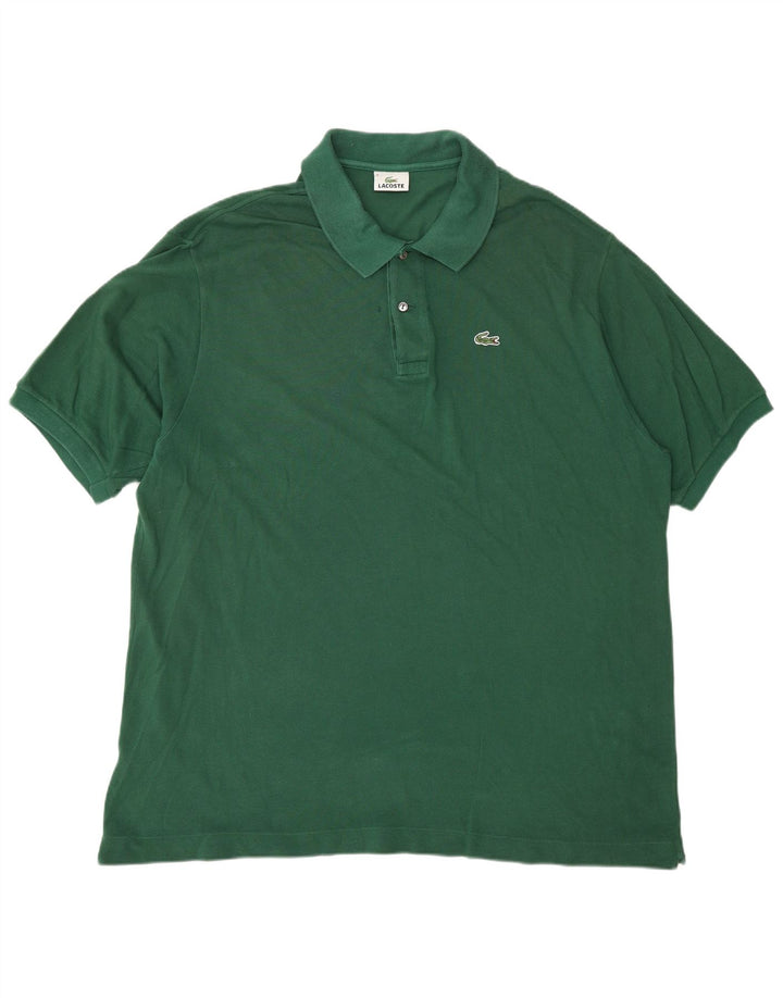 Tricou polo pentru bărbați LACOSTE Mărimea 8 3XL Bumbac verde