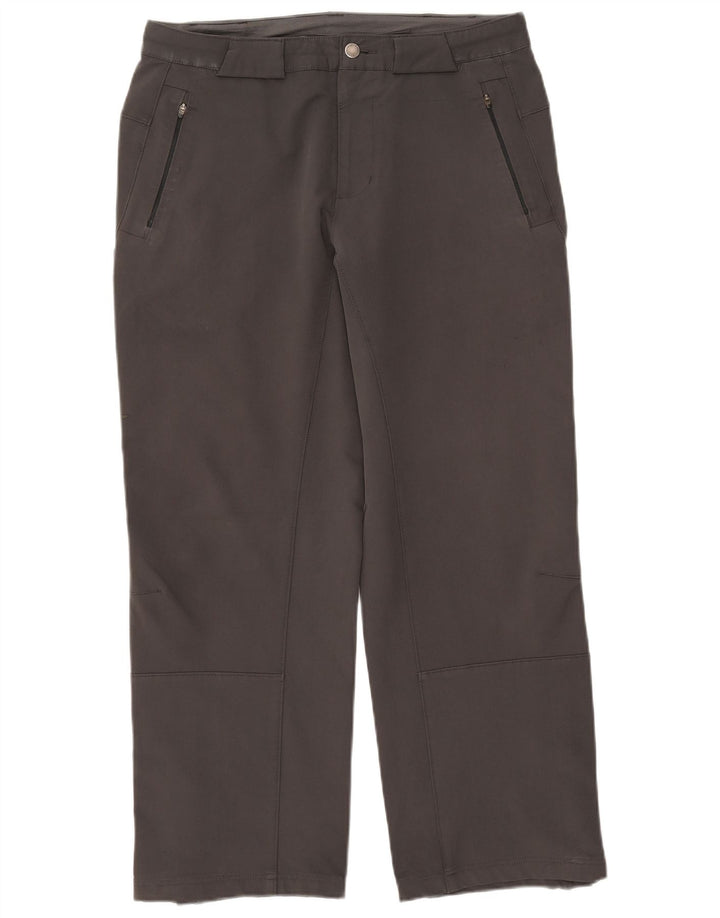 Pantaloni Columbia Titanium Straight Windbreaker pentru bărbați W34 L29 poliester gri