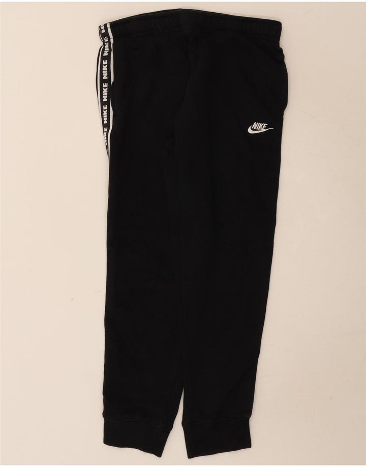 Pantaloni de trening grafic Nike pentru bărbați Pantaloni de jogging, bumbac mediu negru