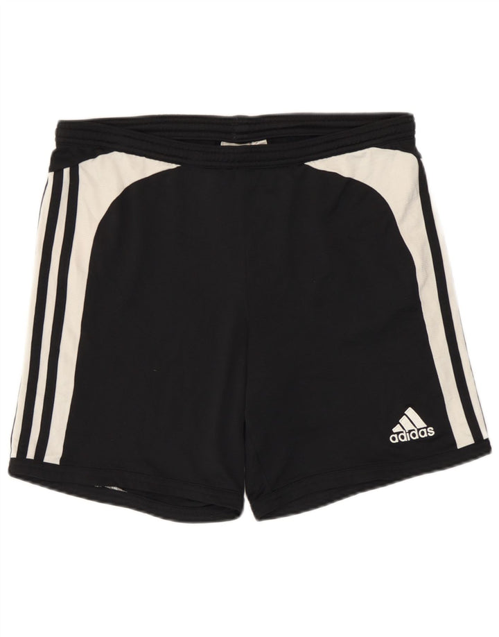 Pantaloni scurți sport pentru bărbați Adidas, medii, negru, poliester color bloc