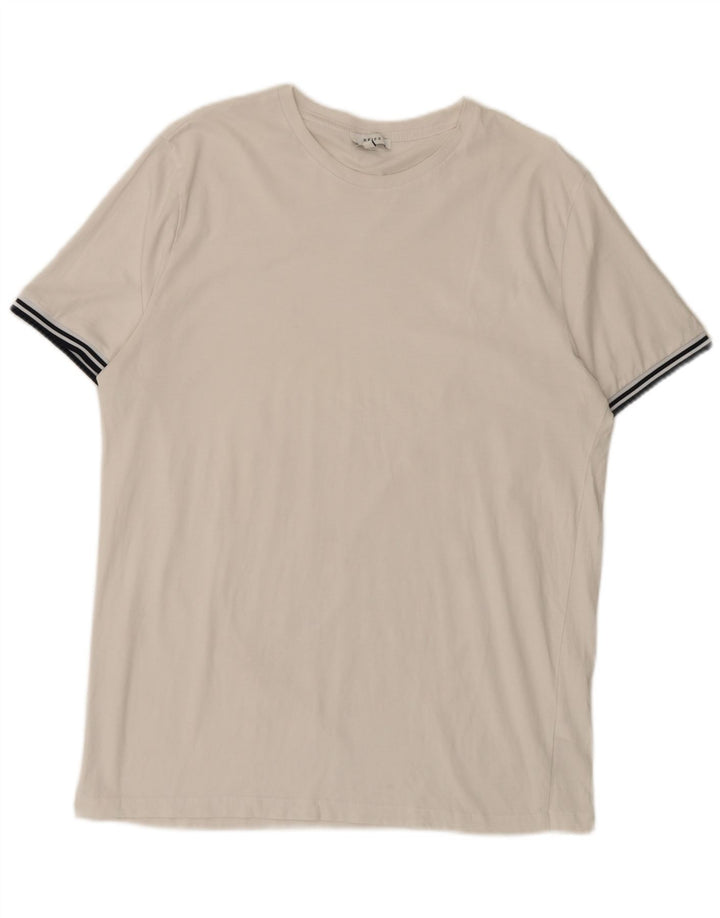 Tricou pentru bărbați Reiss Top XL Bumbac alb