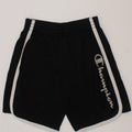CHAMPION Boys Graphic Sport Shorts 11-12 Years Large Black Polyester Vintage Champion and Second-Hand Champion from Messina Hembry 