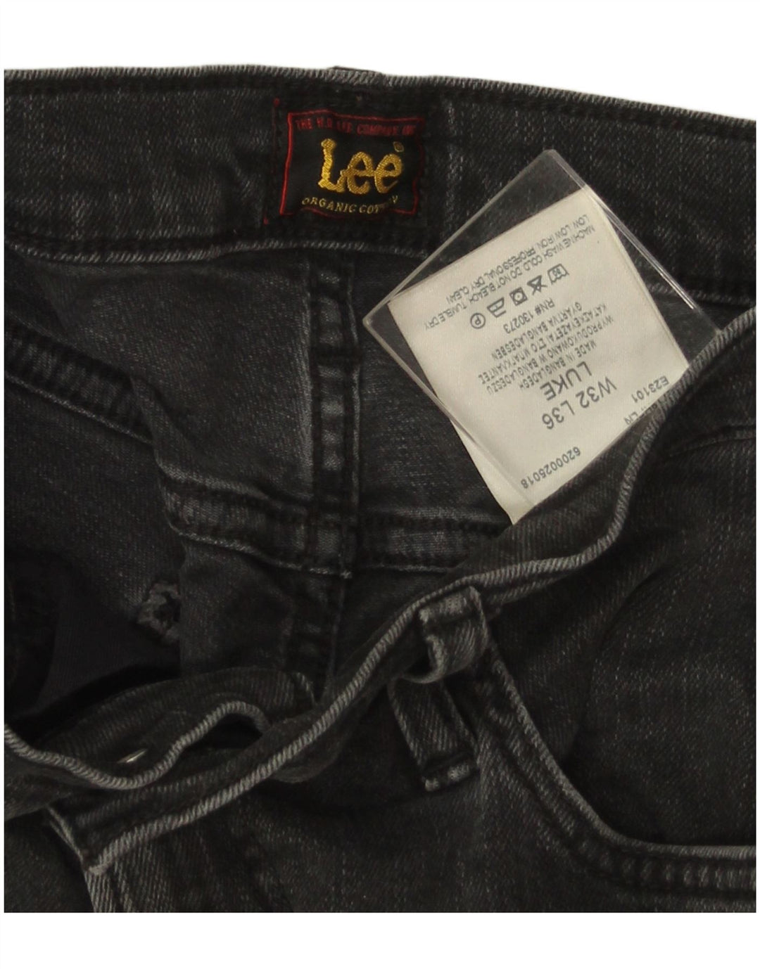 Blugi Lee Luke Slim pentru bărbați W32 L36 bumbac gri