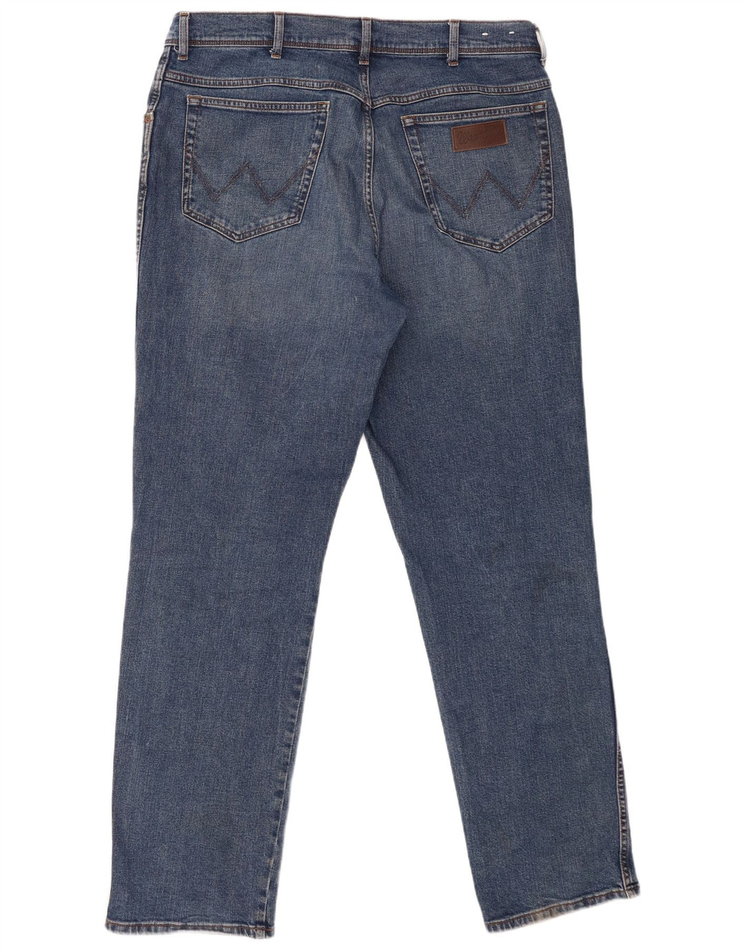 Blugi drepti pentru bărbați Wrangler W40 L34 Bumbac albastru