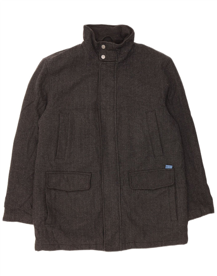 Jachetă de vânt pentru bărbați John Lewis UK 42 XL Lână gri Herringbone