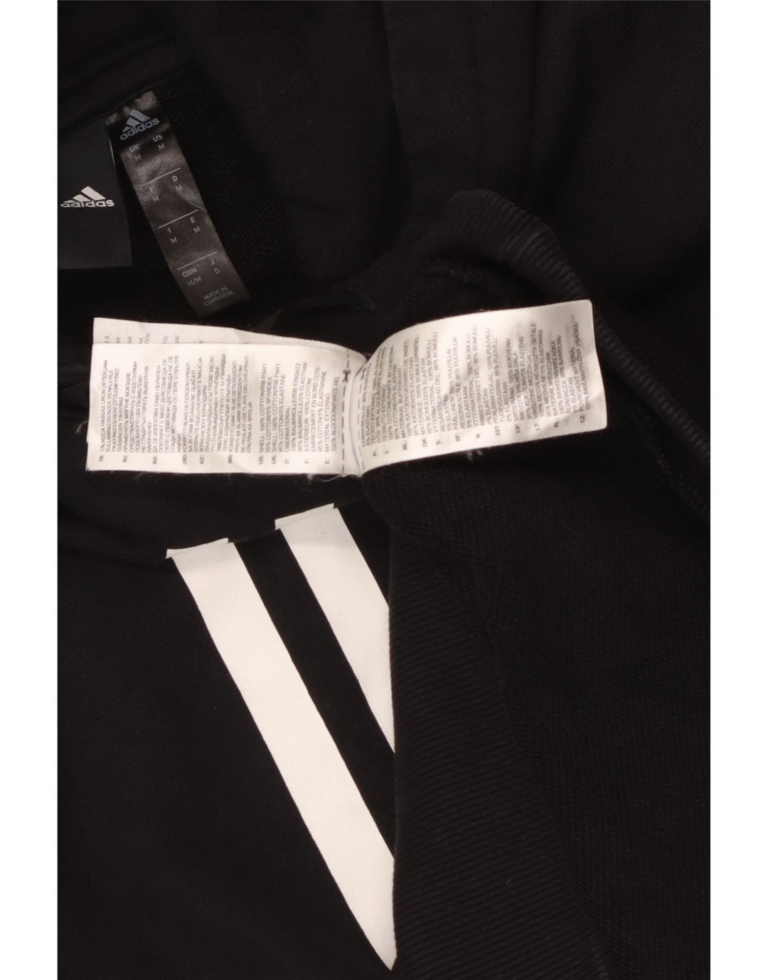 Pulover ADIDAS pentru bărbați, bumbac mediu negru