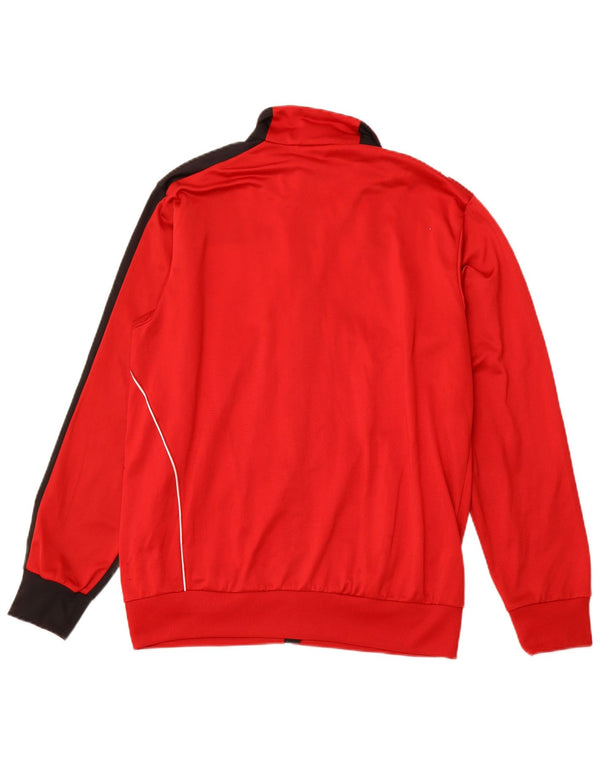 Jachetă de trening pentru bărbați ADIDAS UK 40/42 Medium Red Colorblock Sports
