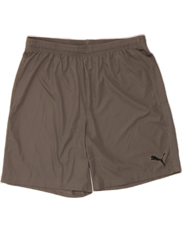 PUMA Mens Sport Shorts XL  Grey Polyester Vintage Puma and Second-Hand Puma from Messina Hembry 