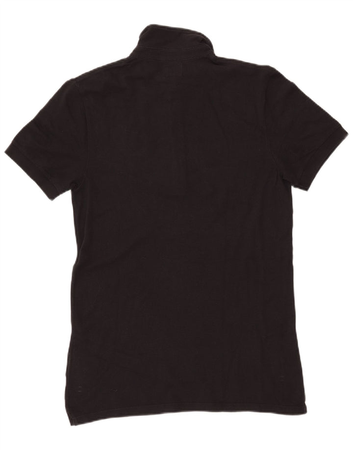Tricou polo LEE pentru bărbați, bumbac mediu negru