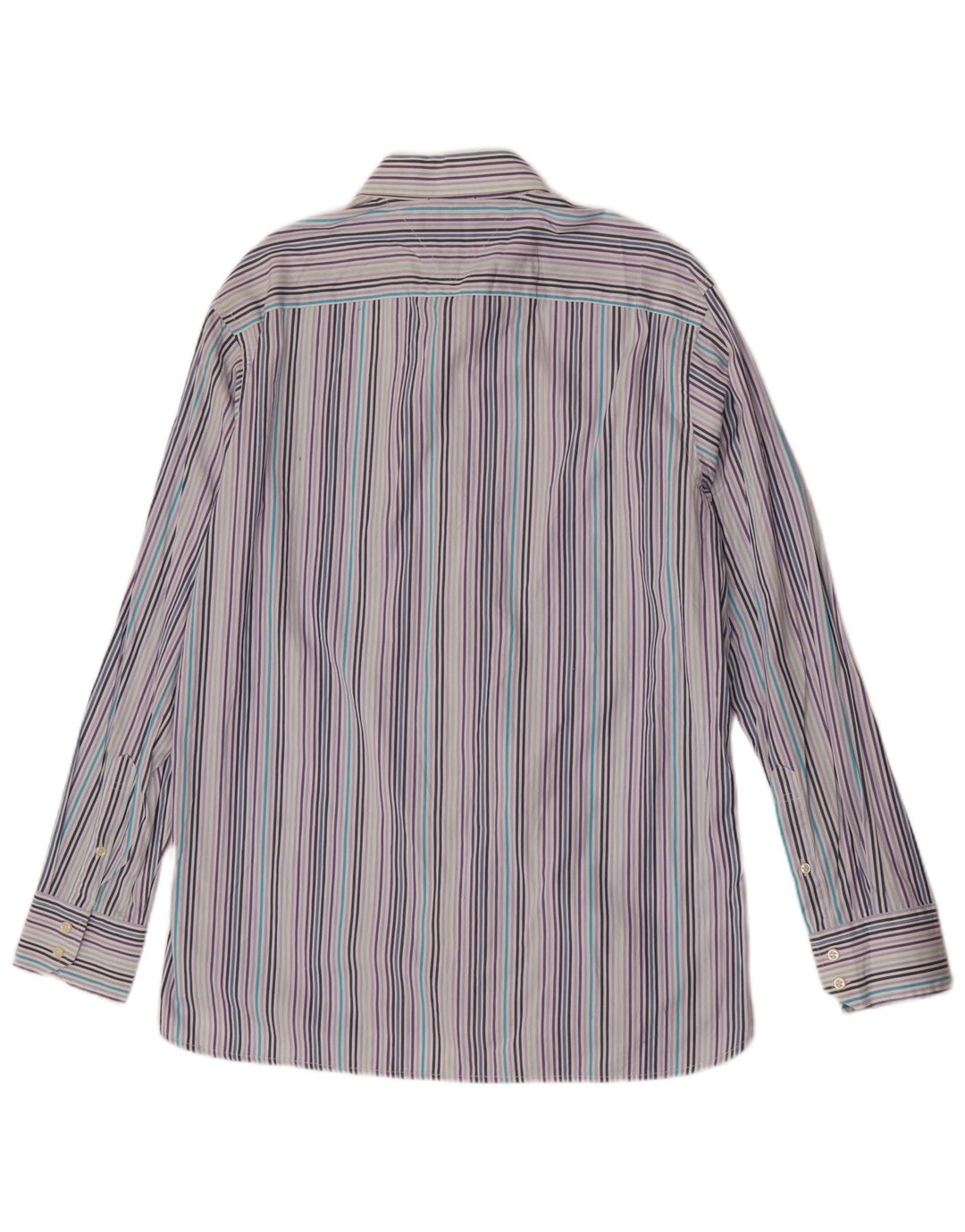 Cămașă pentru bărbați Tommy Hilfiger, bumbac cu dungi mari, albastre