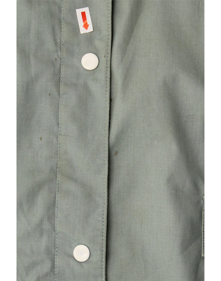 VINTAGE Womens Oversized Utility Jacket IT 44 Medium Grey Polyester Vintage Vintage and Second-Hand Vintage from Messina Hembry 