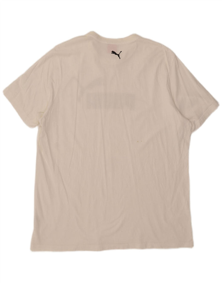 Tricou grafic Puma pentru bărbați Top 2XL alb