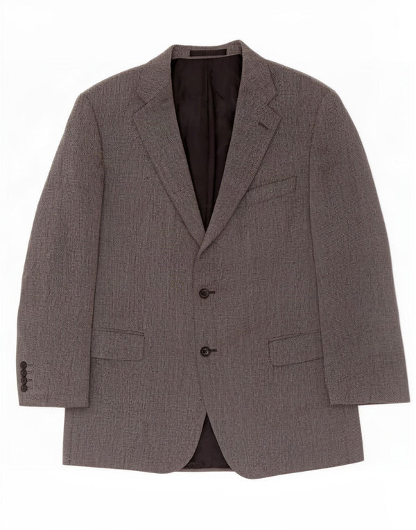 Marks & Spencer jachetă pentru bărbați cu 2 nasturi, UK 44 XL, lână nouă, gri