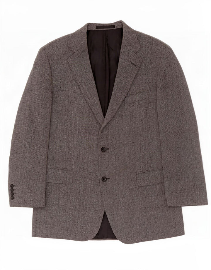 Marks & Spencer jachetă pentru bărbați cu 2 nasturi, UK 44 XL, lână nouă, gri
