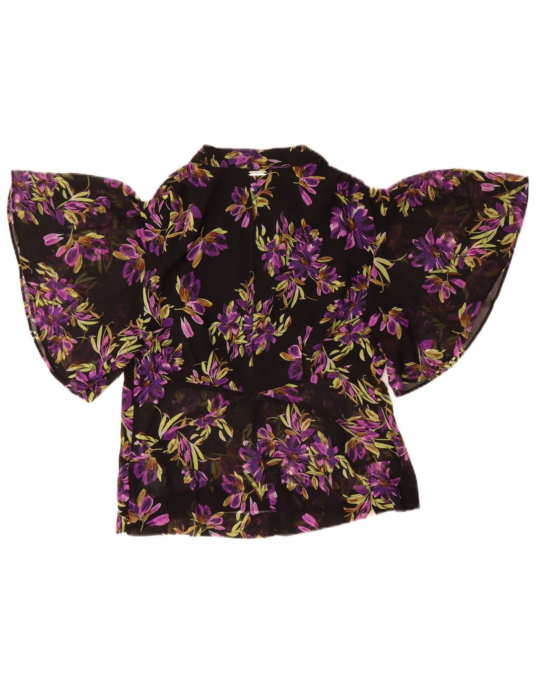 Bluză Guess pentru femei Liliac, UK 8, Poliester Floral Negru