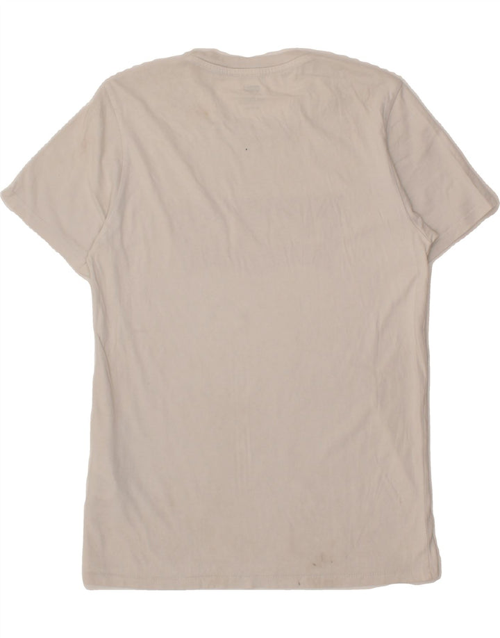 LEVI'S Mens Graphic T-Shirt Top XS White Cotton Vintage Levi's and Second-Hand Levi's from Messina Hembry 