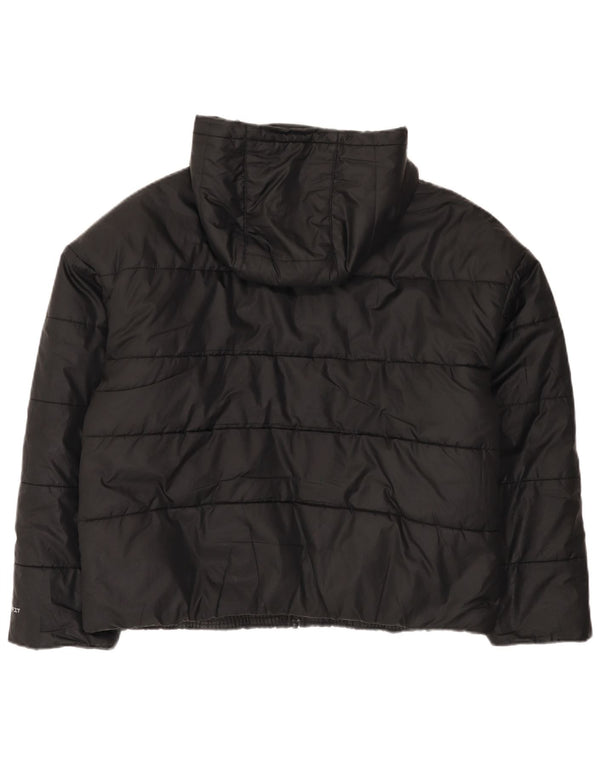 Jachetă supradimensionată cu glugă Nike Therma-Fit pentru femei UK 16, mare, negru