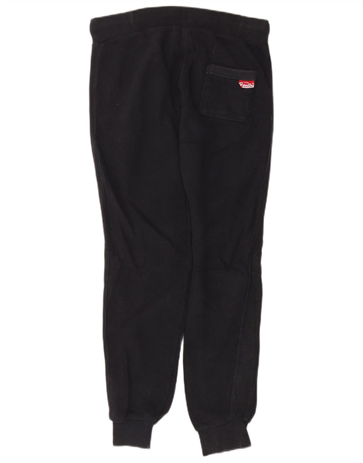 Pantaloni de trening grafic pentru bărbați Superdry Pantaloni de jogging mari Bumbac bleumarin