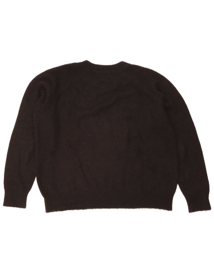 Pulover supradimensionat pentru femei Zara, cu gâtul turn, UK 16, mare, negru