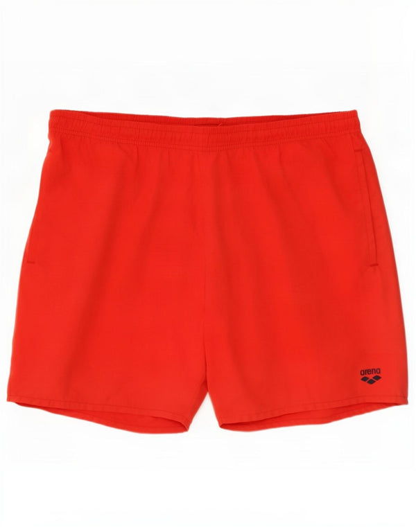 Pantaloni scurți de înot pentru femei Arena 3XL poliester roșu