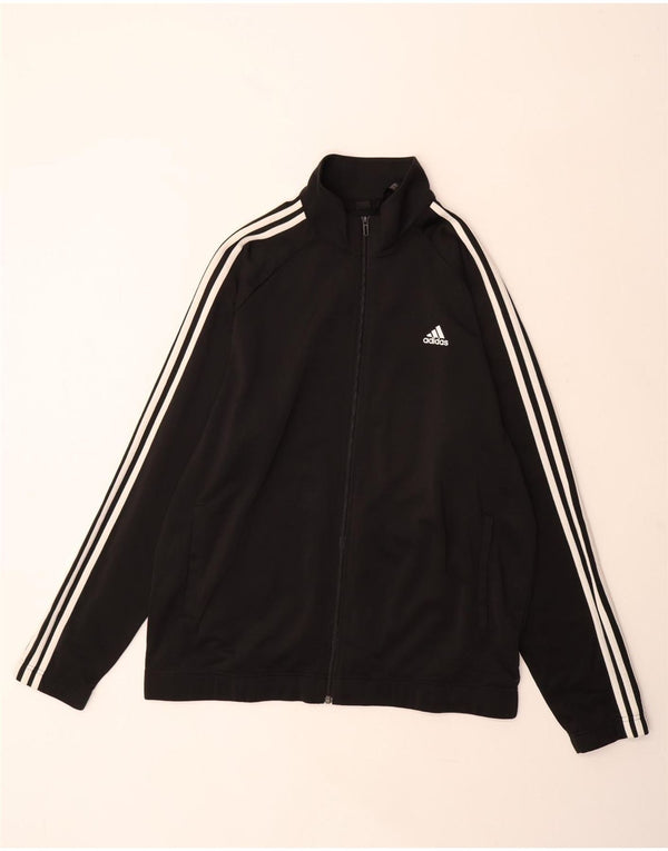 Jachetă de trening pentru bărbați Adidas UK 48/50 XL Poliester negru
