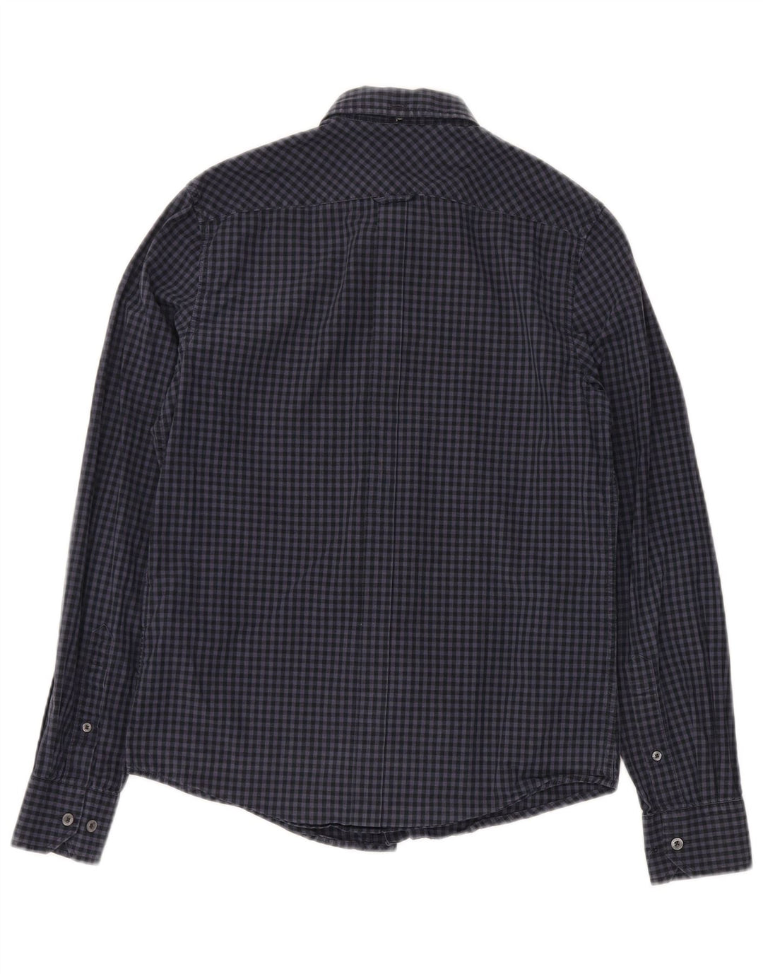 BEN SHERMAN Cămașă pentru bărbați XS bleumarin din bumbac vichy