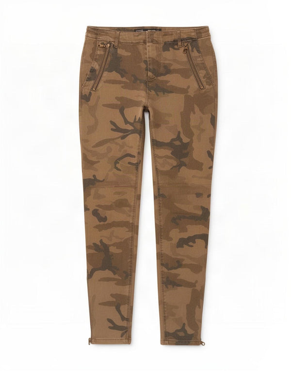 Blugi skinny pentru femei Zara EU 36 XS W26 L28 bumbac camuflaj multicolor