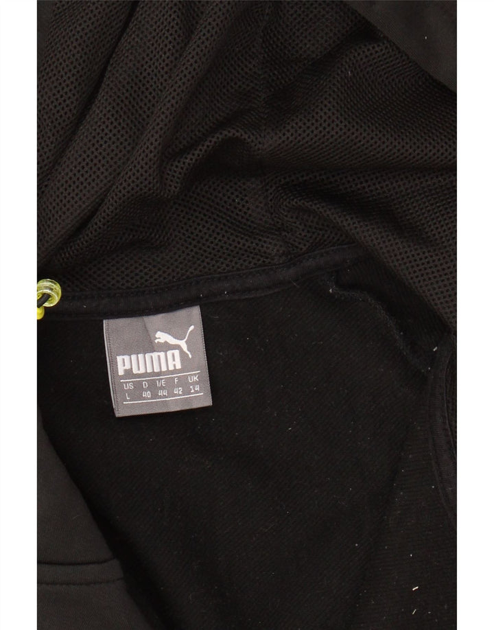 Pulover PUMA pentru femei, cu fermoar, UK 14 Medium Black
