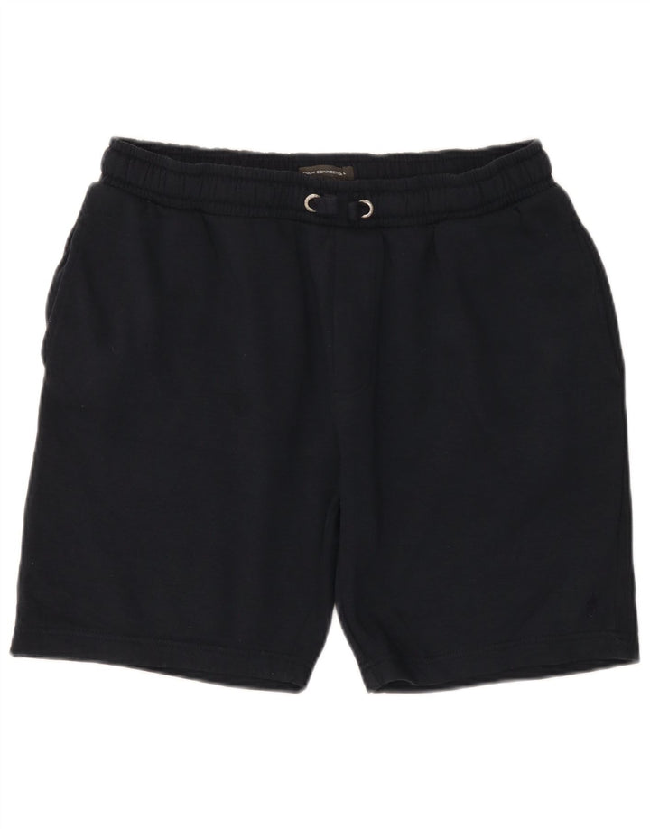 Pantaloni scurti sport pentru bărbați French Connection, bumbac, negru