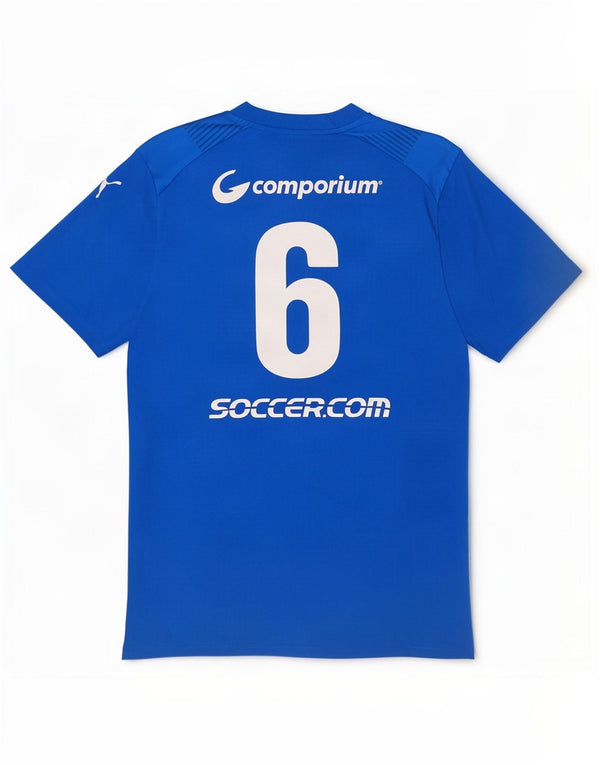 Tricou grafic Puma Charlotte Soccer Academy pentru bărbați Top Medium Blue