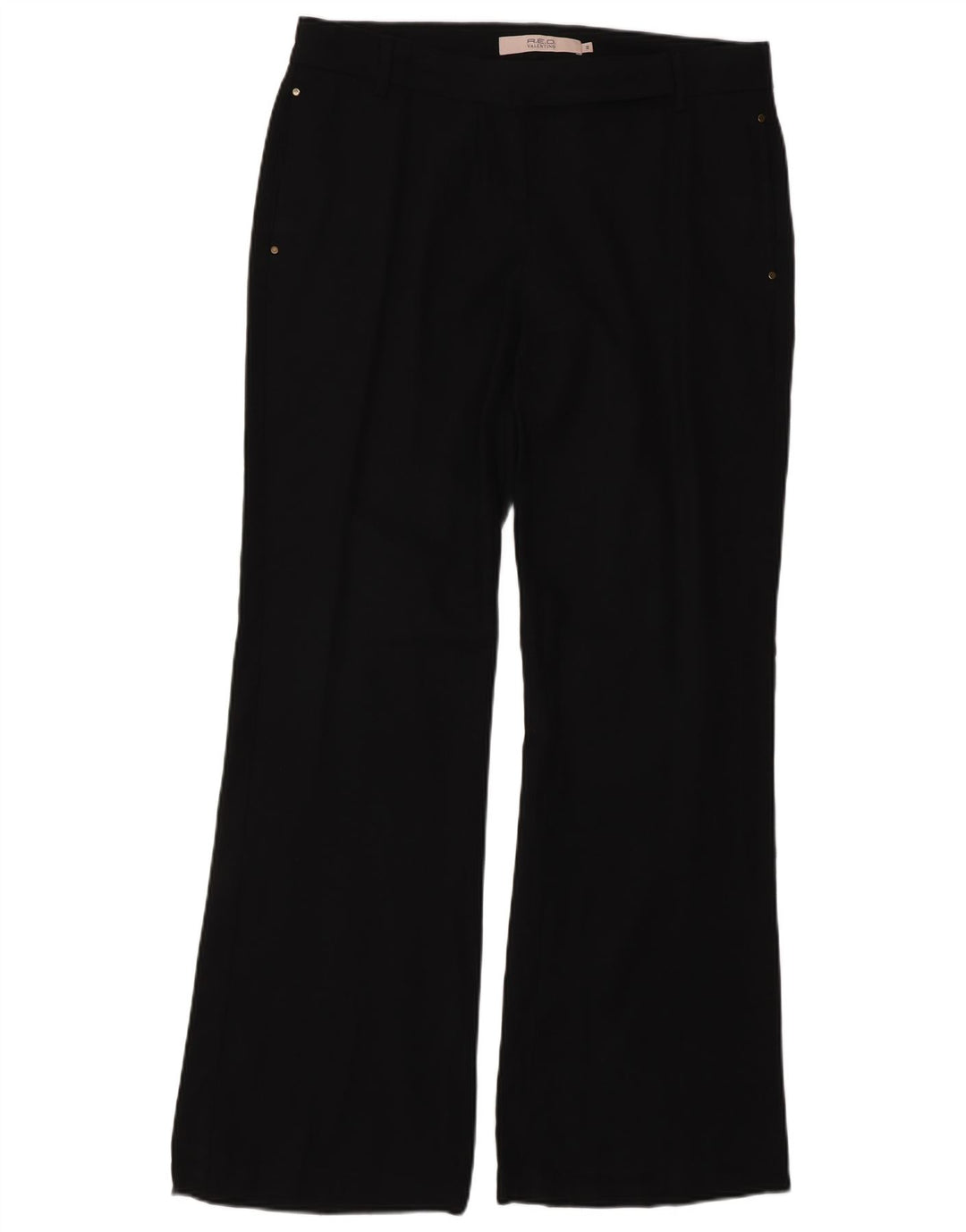 Red by Valentino Pantaloni casual Bootcut pentru femei IT 44 Medium W30 L33 Negru