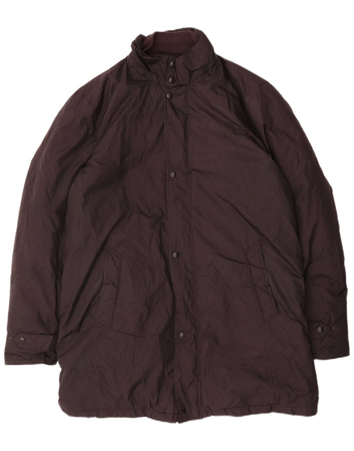 Palton căptușit Massimo Dutti pentru bărbați UK 44 2XL Poliester negru