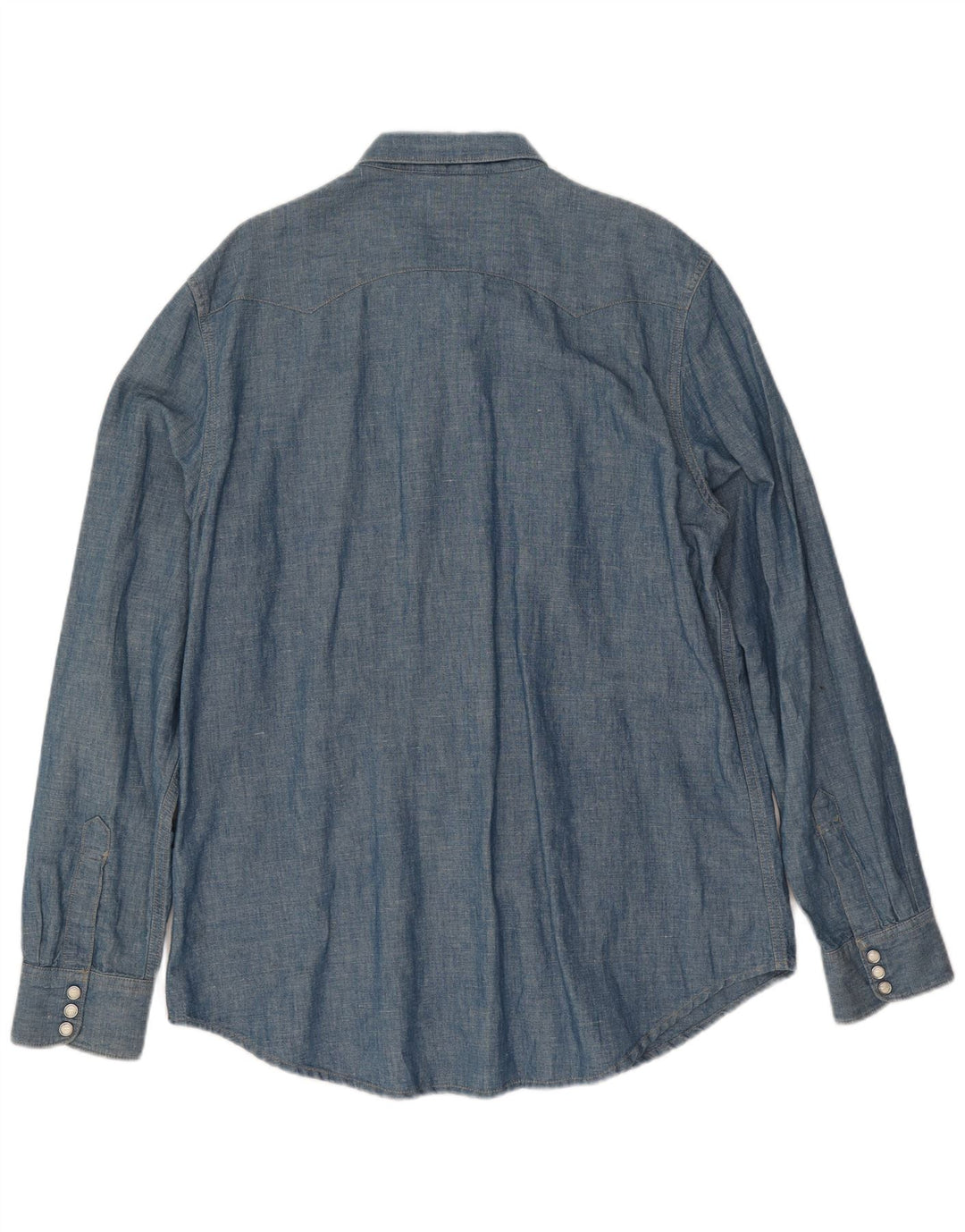 Cămașă Western Slim Fit Levi's pentru bărbați, bumbac XL, albastru